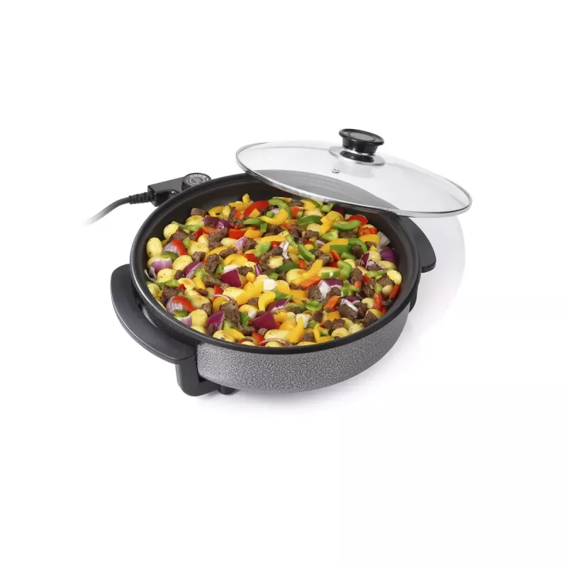 Grill Pan Tristar PZ-2963 Wielofunkcyjna okrągła czarna 30 cm