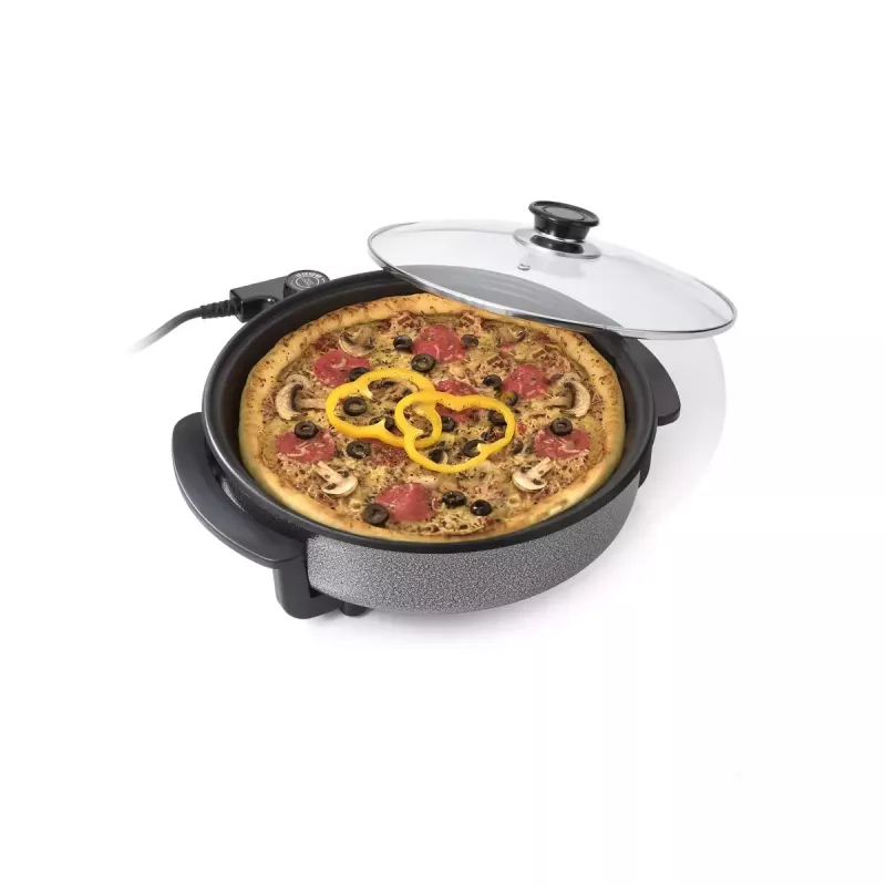 Grill Pan Tristar PZ-2963 Wielofunkcyjna okrągła czarna 30 cm