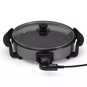 Grill Pan Tristar PZ-2963 Wielofunkcyjna okrągła czarna 30 cm