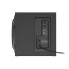 Zestaw głośnikowy GENESIS Helium 610BT 2.1, 60 W RMS, Bluetooth, przewodowy, czerwony/czarny, kompaktowy subwoofer