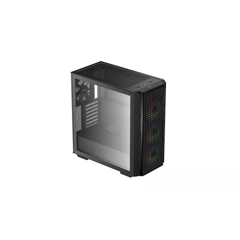 Obudowa komputerowa Mid Tower DeepCool CG540 — czarna, obsługa ATX, przestronne wnętrze, zoptymalizowany przepływ powietrza