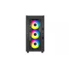 Obudowa komputerowa Mid Tower DeepCool CG540 — czarna, obsługa ATX, przestronne wnętrze, zoptymalizowany przepływ powietrza