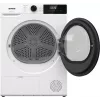 Gorenje Torktumlare DHNE82 BK040, wolnostojąca, ładowanie od przodu, pompa ciepła, biały, przyciski, pokrętło, prawe