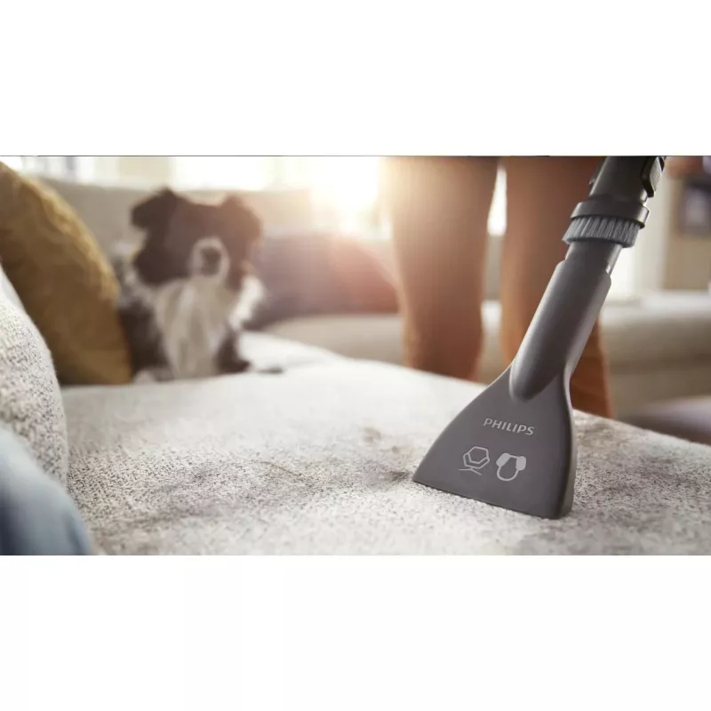 Odkurzacz cylindryczny Philips serii 5000 XD5123/10 — 900 W, 4 L worek na kurz, filtr HEPA i Mikro, do podłóg twardych i dywanów