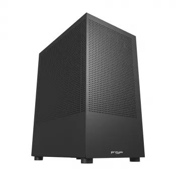 FSP S110-B Obudowa Mini Tower mITX, mATX Czarna, Small Form Factor (SFF), PC, Czarny, micro ATX, Mini-ITX, Siatka, Metal, 16 cm