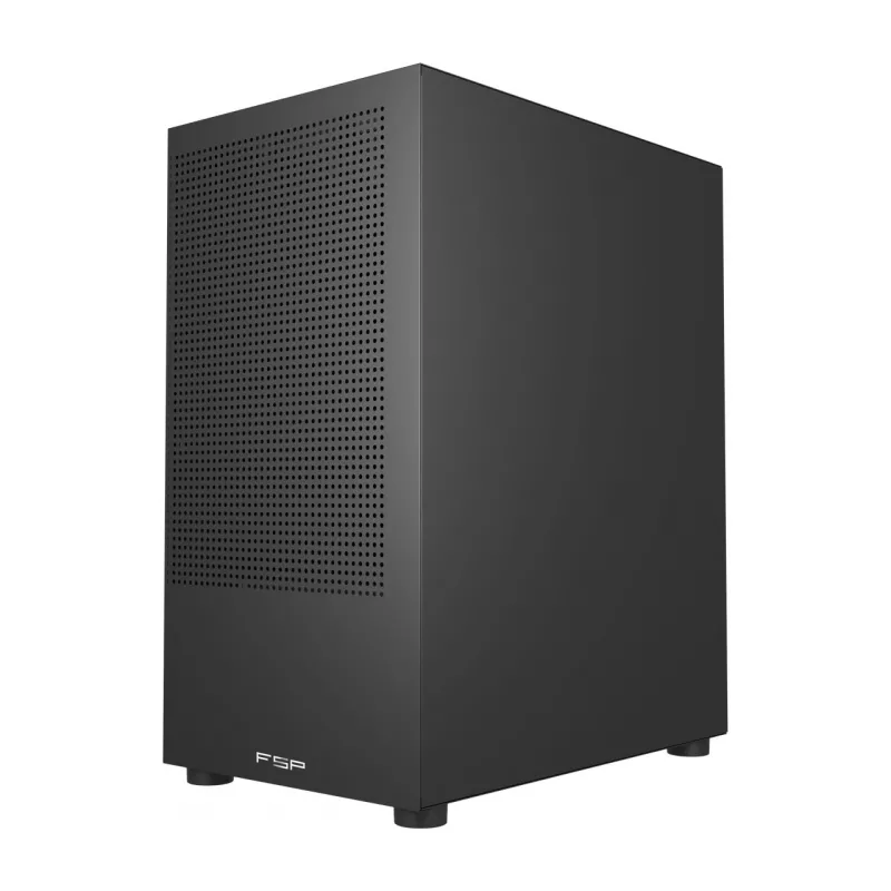 FSP S110-B Obudowa Mini Tower mITX, mATX Czarna, Small Form Factor (SFF), PC, Czarny, micro ATX, Mini-ITX, Siatka, Metal, 16 cm