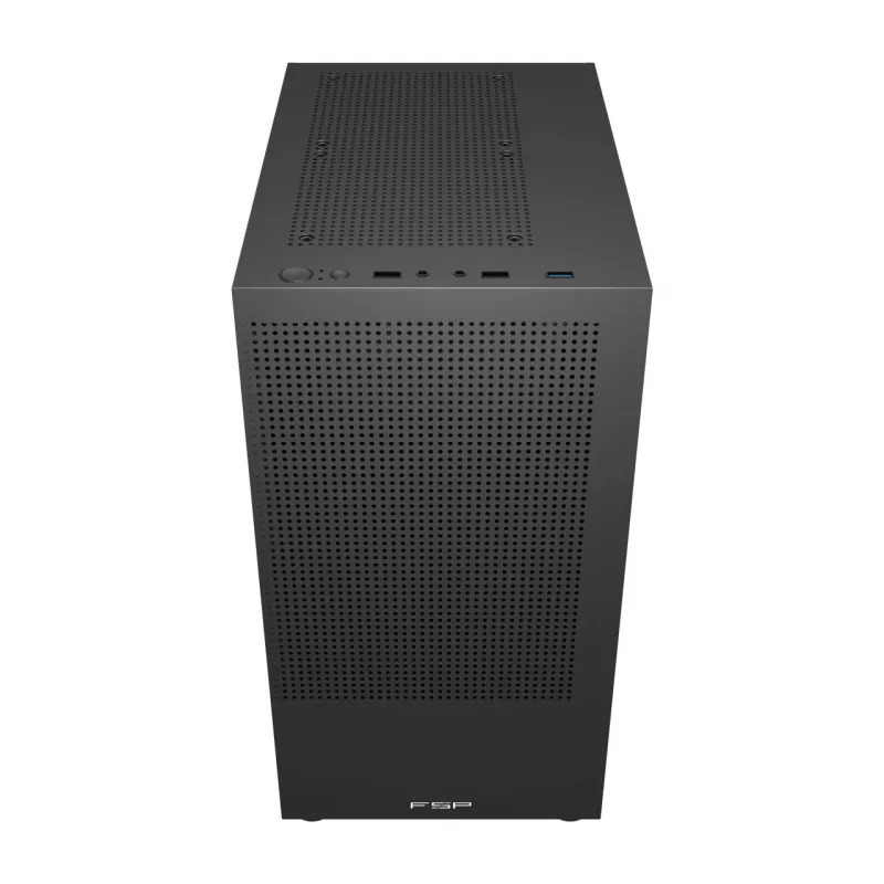 FSP S110-B Obudowa Mini Tower mITX, mATX Czarna, Small Form Factor (SFF), PC, Czarny, micro ATX, Mini-ITX, Siatka, Metal, 16 cm