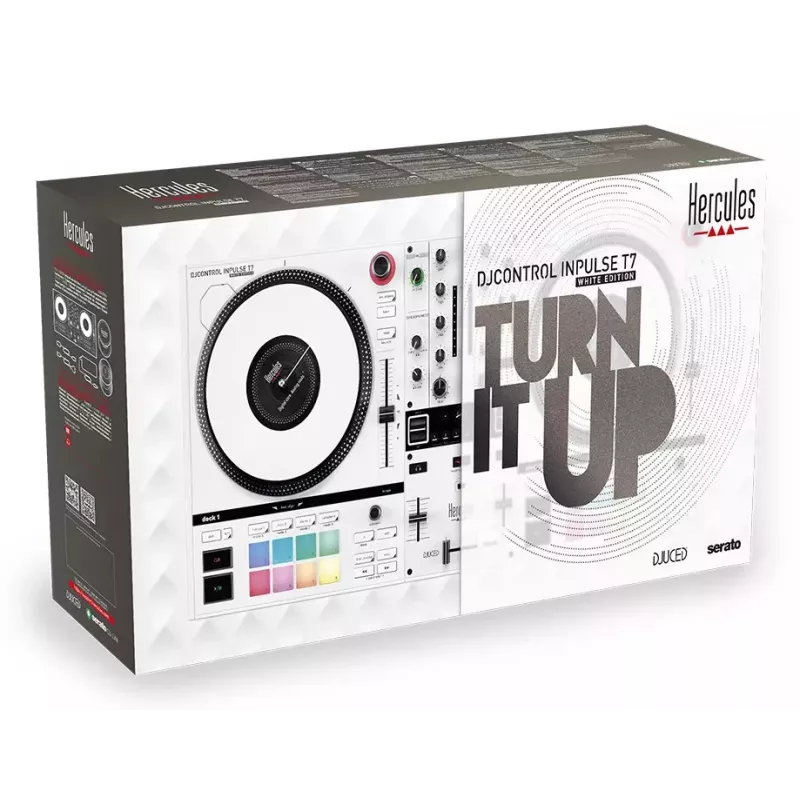 Kontroler DJ Hercules Inpulse T7 biały Edition