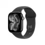 Smartwatch Apple Watch Series 11 GPS 42mm Jet Czarny Aluminium Case with Czarny Sport Band M/L