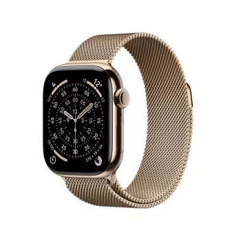 Smartwatch Apple Watch Series 11 GPS + Cellular 42mm Koperta ze stopu tytanu w kolorze złota
