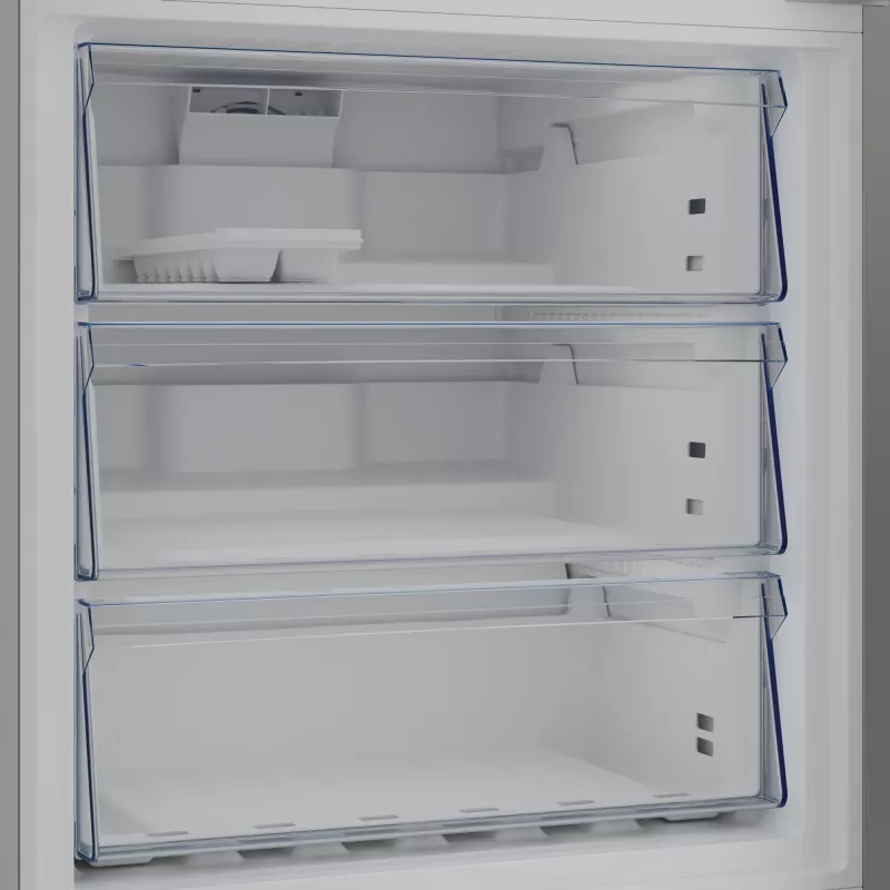 Beko B3RCNE564HXB lodówko-zamrażarka Wolnostojąca 490 L Srebrny