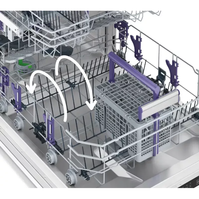 Zmywarka wolnostojąca BEKO DEN48530X, 15 kompletów, 8 programów, 44 dB, 598×850×600 mm