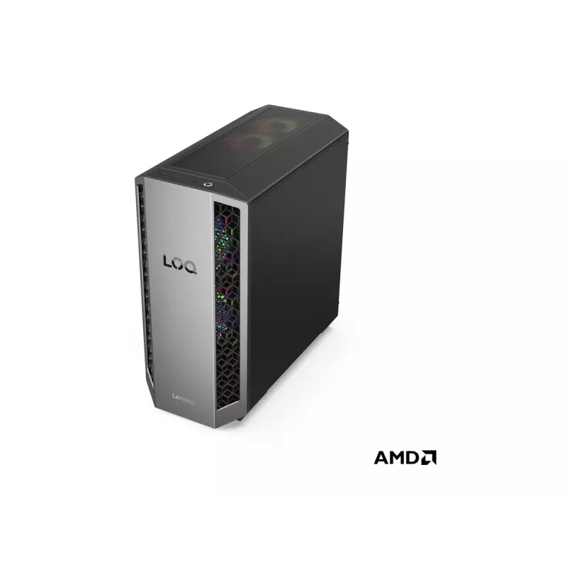 Komputer stacjonarny wieża Lenovo LOQ 26ADR10 — AMD Ryzen 7 8745HX, 32 GB DDR5 (2x16 GB), 1000 GB, NVIDIA GeForce RTX 5070, Windows 11 Home