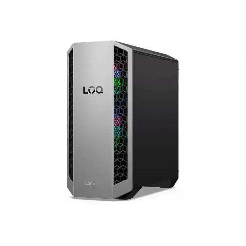 Komputer stacjonarny wieża Lenovo LOQ 26ADR10 — AMD Ryzen 7 8745HX, 32 GB DDR5 (2x16 GB), 1000 GB, NVIDIA GeForce RTX 5070, Windows 11 Home