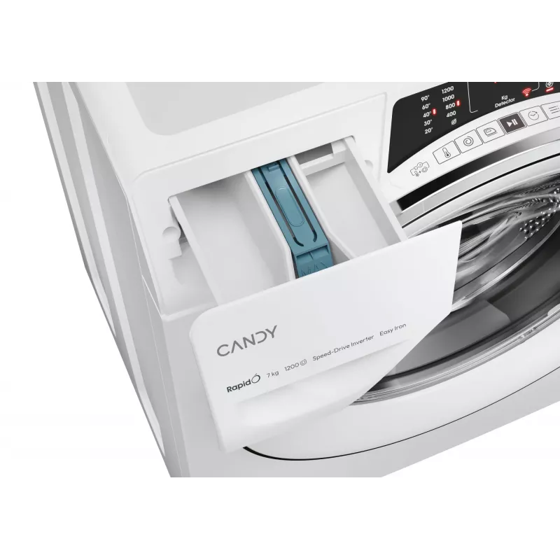 Candy RapidÓ RO41274DWMCT/1-S pralka Frontowa 7 kg 1200 obr./min Biała