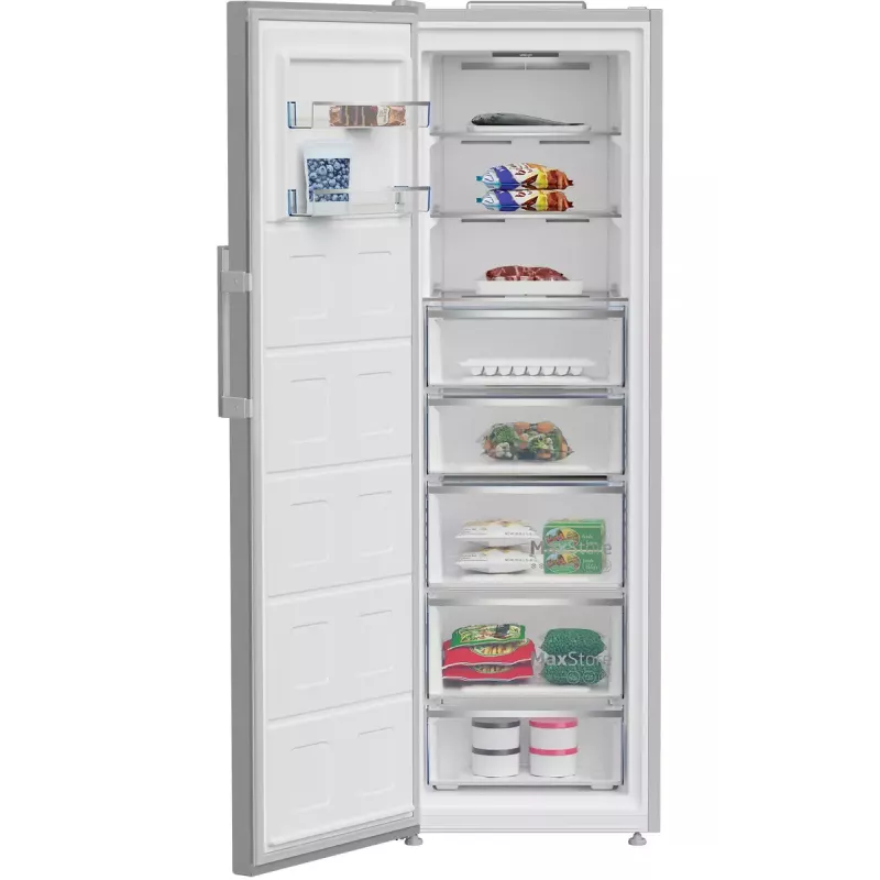 Beko B5RMFNE314X Zamrażarka pionowa wolnostojąca 286 l stal nierdzewna