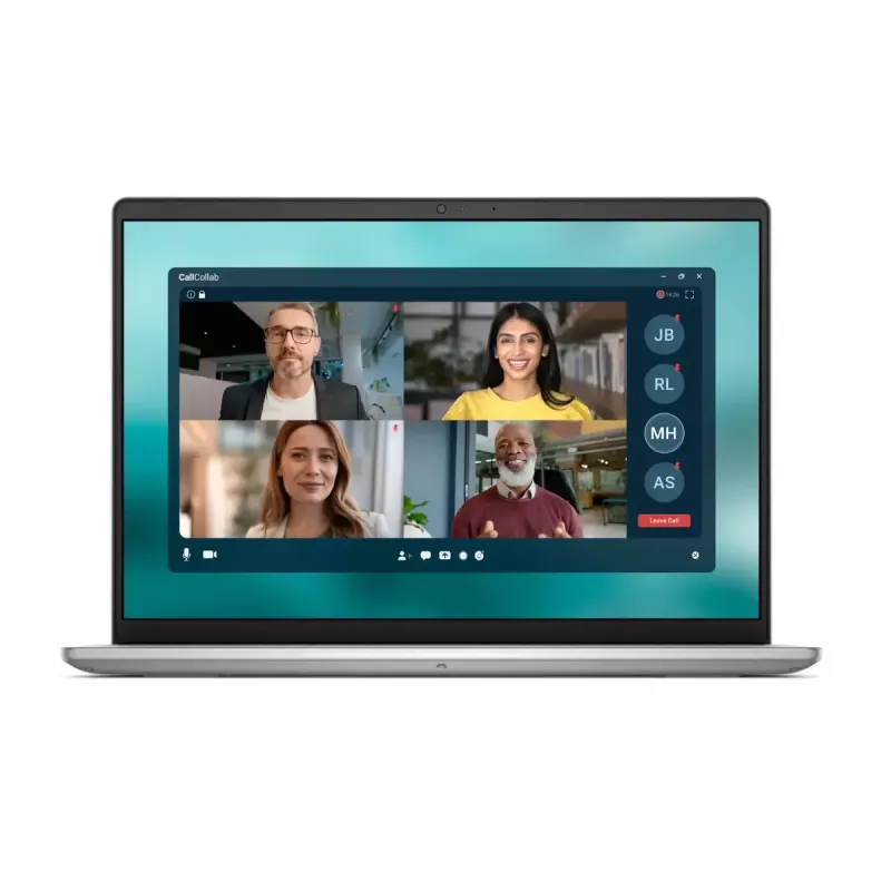 Laptop Dell Pro 14 Essential PV14250 — 14 cali 2K (1920×1200), Intel Core 3, 8 GB DDR5, 512 GB SSD, Intel Graphics, Windows 11 Home, Platinum srebrny