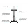 Multibrackets M Public Floorstand Basic 150 z półką i uchwytem na kamerę