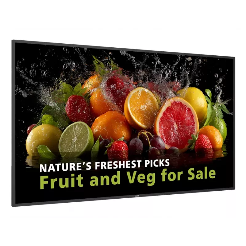 Philips 5000 series 75BDL5050D/00 Wyświetlacz Signage 190.5 cm (75 cali) LCD Wi-Fi 600 cd/m² Full HD Czarny Wbudowany procesor Android