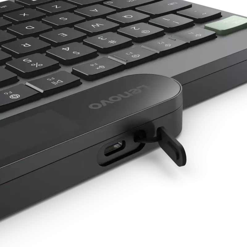 Lenovo | Samoładowująca | Klawiatura | Bluetooth | Estoński | Czarna