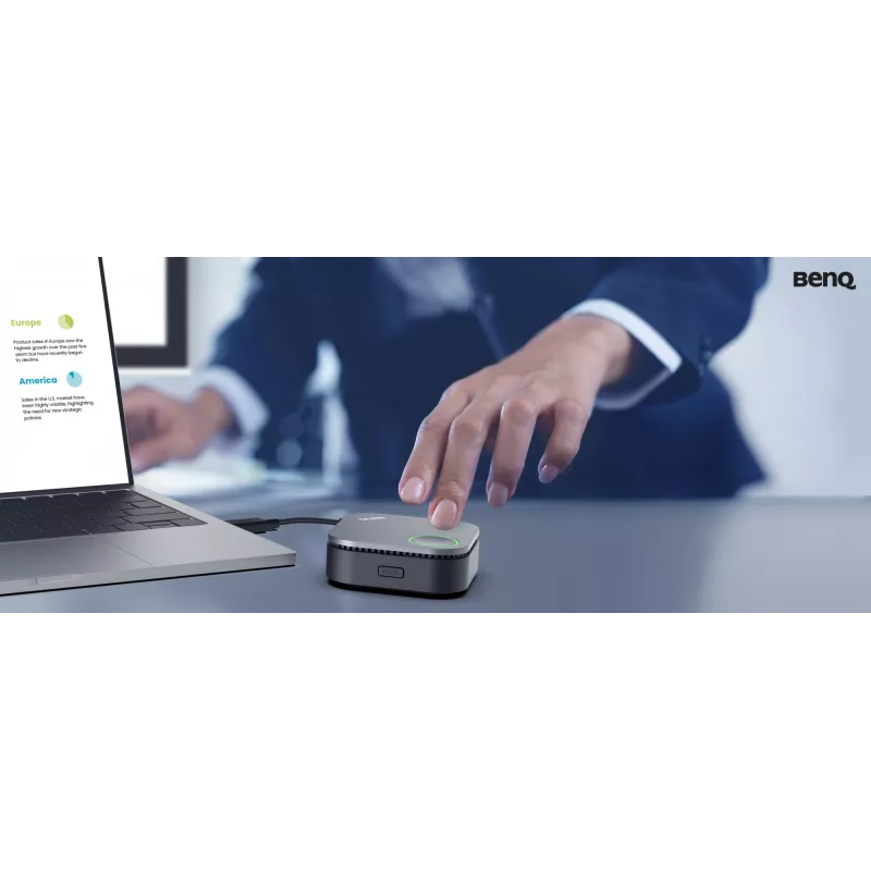 Bezprzewodowy system prezentacji BenQ InstaShow WDC15 HDMI Desktop Czarny