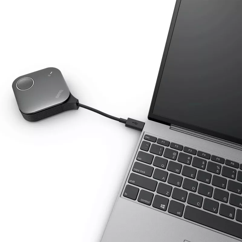 Bezprzewodowy system prezentacyjny BenQ InstaShow VS25 HDMI Desktop, Wi‑Fi 6, do 2400 Mbps, Antena zewnętrzna, Czarny