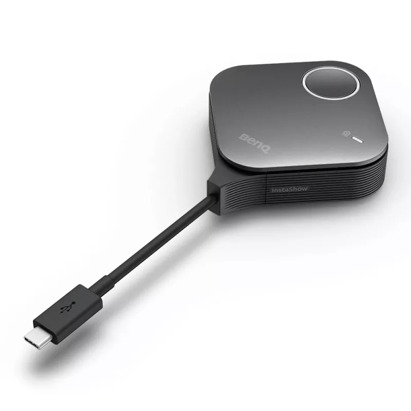 Bezprzewodowy system prezentacyjny BenQ InstaShow VS25 HDMI Desktop, Wi‑Fi 6, do 2400 Mbps, Antena zewnętrzna, Czarny