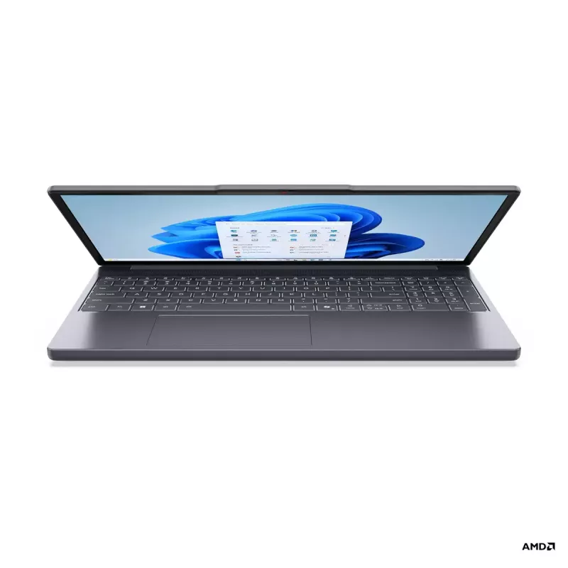 Laptop Lenovo IdeaPad cienki 3 15AMN8 — 15,6 cala FHD TN 1920x1080, AMD Ryzen 3 7320U, 16 GB LPDDR5, 512 GB SSD, AMD Radeon 610M, Windows 11 Home, Arctic Grey