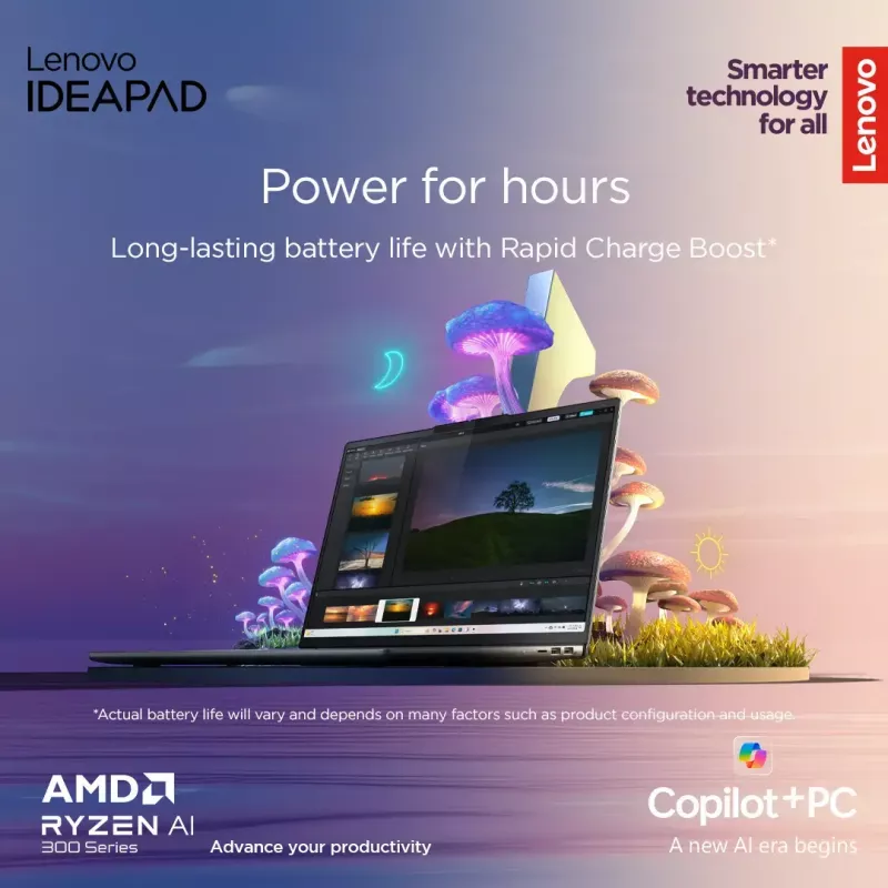 Laptop Lenovo IdeaPad cienki 5 — Ryzen 7 7735HS, 14 cali WUXGA IPS 300 nitów, 16 GB RAM, 1 TB SSD, AMD Radeon 680M, czytnik microSD, Windows 11 Home