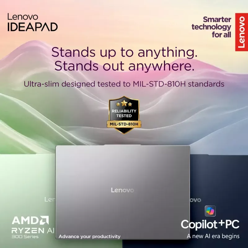 Laptop Lenovo IdeaPad cienki 5 — Ryzen 7 7735HS, 14 cali WUXGA IPS 300 nitów, 16 GB RAM, 1 TB SSD, AMD Radeon 680M, czytnik microSD, Windows 11 Home