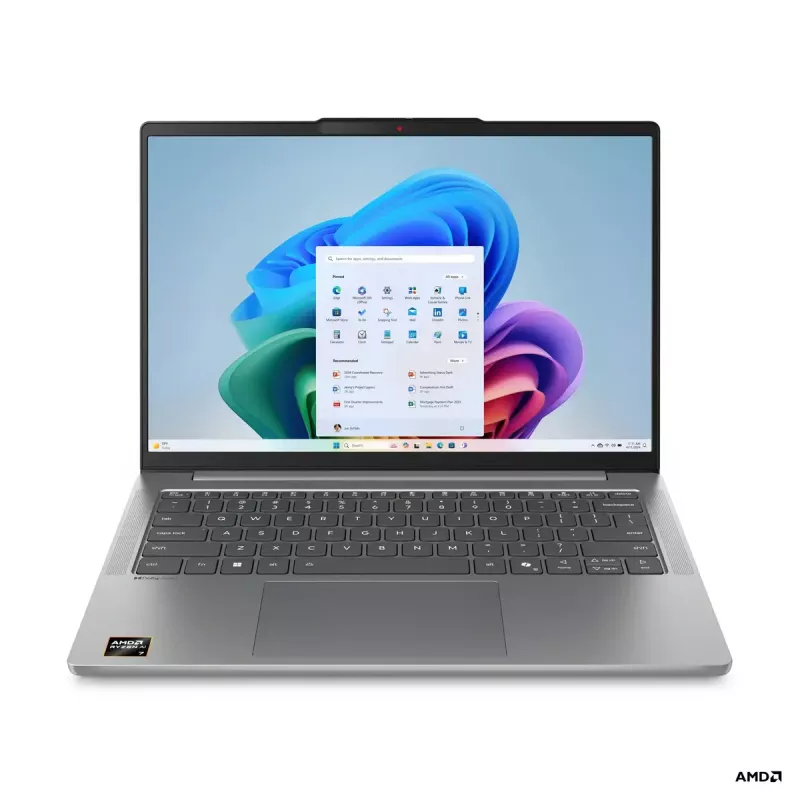 Laptop Lenovo IdeaPad cienki 5 — Ryzen 7 7735HS, 14 cali WUXGA IPS 300 nitów, 16 GB RAM, 1 TB SSD, AMD Radeon 680M, czytnik microSD, Windows 11 Home