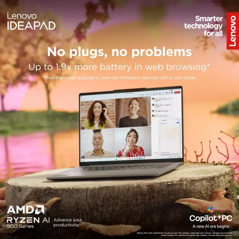 Laptop Lenovo IdeaPad cienki 5 — Ryzen 7 7735HS, 14 cali WUXGA IPS 300 nitów, 16 GB RAM, 1 TB SSD, AMD Radeon 680M, czytnik microSD, Windows 11 Home