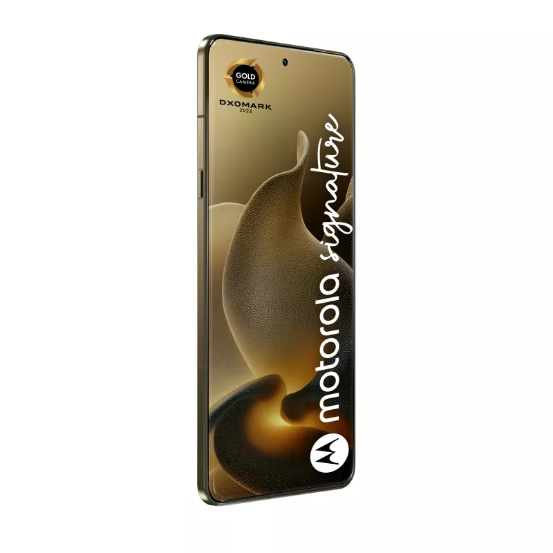 17,2 cm (6,78 cala) smartfon Motorola signature Dual SIM Android 16.0 5G USB Type-C 16 GB 512 GB 5200 mAh Złoty