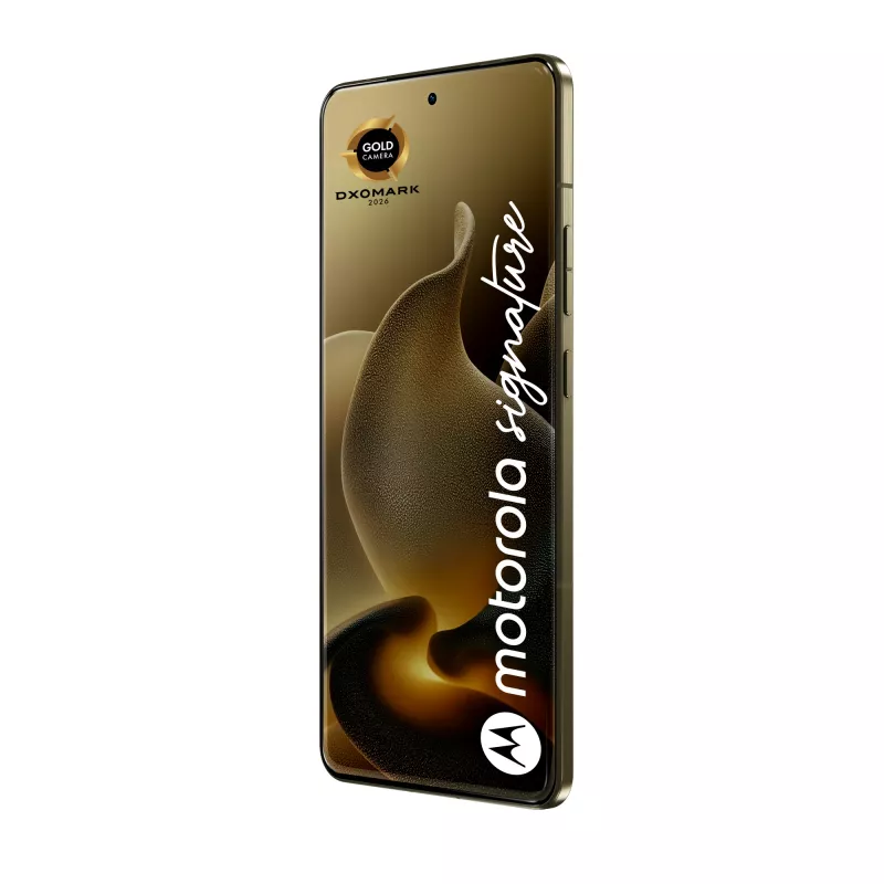 17,2 cm (6,78 cala) smartfon Motorola signature Dual SIM Android 16.0 5G USB Type-C 16 GB 512 GB 5200 mAh Złoty