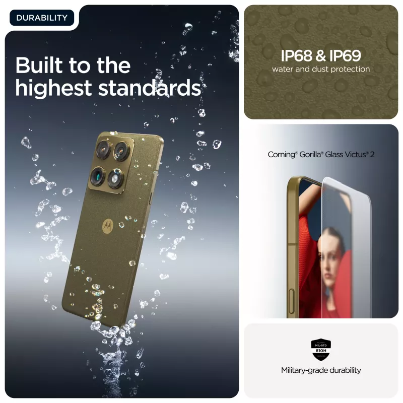 17,2 cm (6,78 cala) smartfon Motorola signature Dual SIM Android 16.0 5G USB Type-C 16 GB 512 GB 5200 mAh Złoty