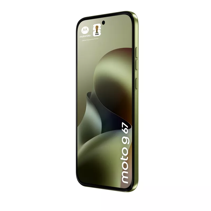 Smartfon Motorola moto g67 6,8 cala (17,3 cm) 5G, MediaTek Dimensity 6300 2,4 GHz, 4 GB RAM, 128 GB, 5200 mAh, hybrydowy Dual SIM, zielony