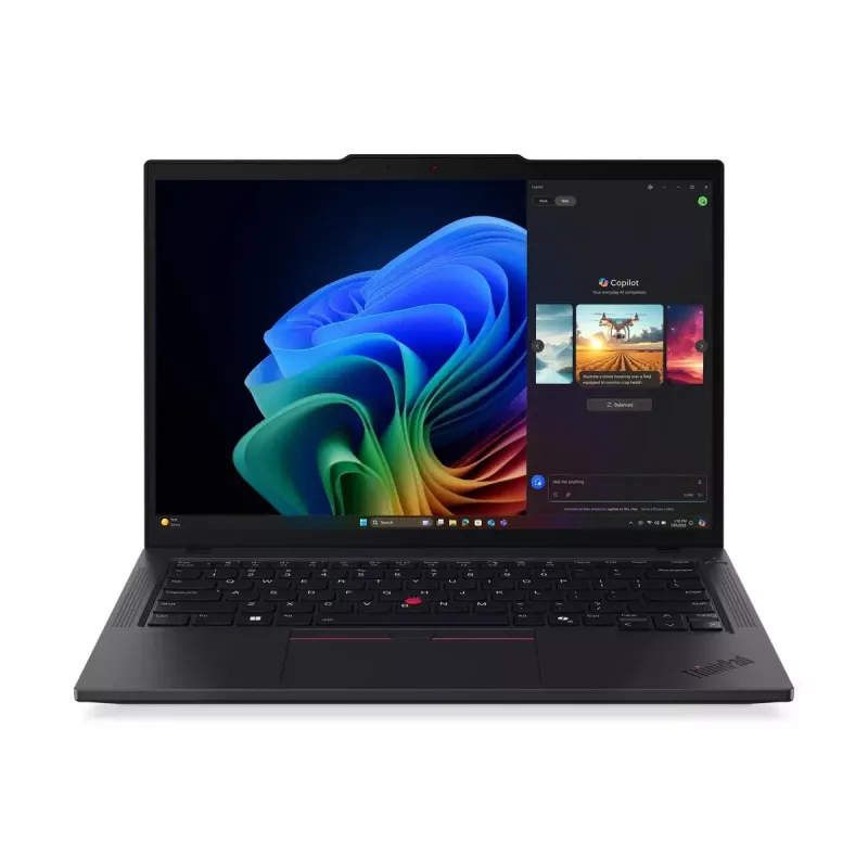 Lenovo ThinkPad T14 Gen 6 (Intel) Copilot+ PC Intel Core Ultra 5 226V Laptop 35.6 cm (14 cali) WUXGA 16 GB LPDDR5x-SDRAM 512 GB SSD Wi-Fi 7 (802.11be) Windows 11 Pro Czarny nordycki