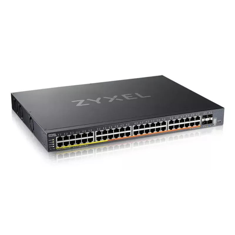 Zyxel XMG2230-52HP Managed L2/L3 2.5G Ethernet (100/1000/2500) Power over Ethernet (PoE) 1U Czarny