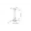 Uchwyt sufitowy Multibrackets M Universal Projector Mount I