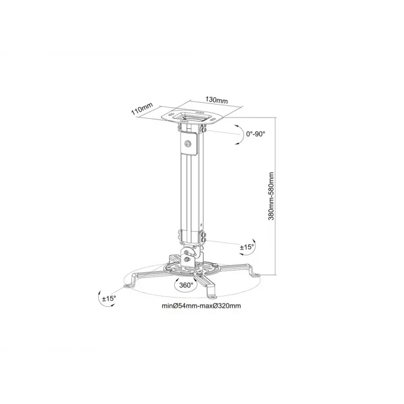 Uchwyt sufitowy Multibrackets M Universal Projector Mount I