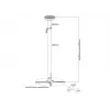 Multibrackets M Uchwyt do projektora HD 800-1750-2700mm, sufitowy, 30 kg, biały, ręczna regulacja, 970 - 1500 mm, 360°