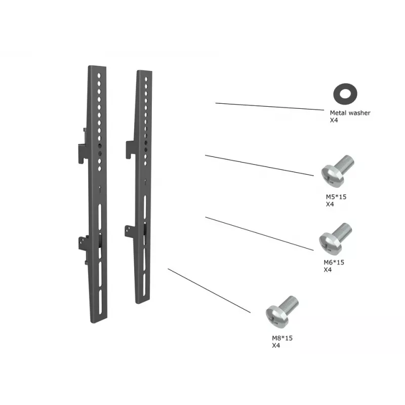 Uchwyt do płaskiego panelu Multibrackets M Pro Series Fixed Arms 400mm