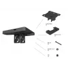 Płyta sufitowa Multibrackets M Pro Series Czarna Plastik Stal 165mm