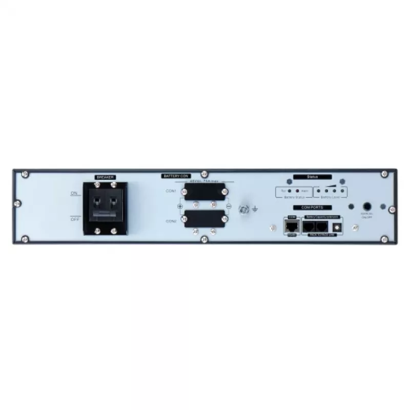 APC Easy UPS litowo-jonowy zewnętrzny zestaw akumulatorów do SRVL 1/2/3kVA, model o przedłużonym czasie pracy, 48 V 2400 Wh, 2U Rack