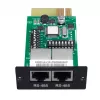 Karta zarządzania sieciowego APC SRVSMB001 – interfejs RS-485, 52×80×26 mm, czarny/zielony