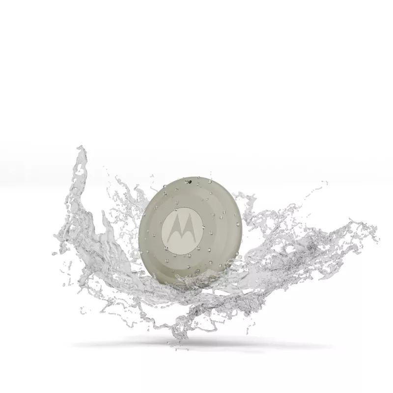 Finder Motorola moto tag 2 — uniwersalny lokalizator Bluetooth, zielony, bateria CR2032, żywotność 14400 h, 7,4 g, średnica 3,19 cm