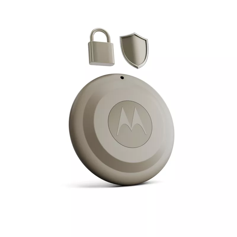 Finder Motorola moto tag 2 — uniwersalny lokalizator Bluetooth, zielony, bateria CR2032, żywotność 14400 h, 7,4 g, średnica 3,19 cm