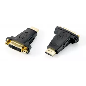 Equip HDMI to DVI-D Dual Link Adapter, DVI (24+1), HDMI A, Czarny