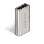 Złącze Lindy HDMI 2.1, żeńskie na żeńskie, HDMI 2.1, HDMI 2.1, srebrne