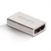 Złącze Lindy HDMI 2.1, żeńskie na żeńskie, HDMI 2.1, HDMI 2.1, srebrne
